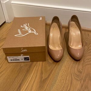 Christian louboutin Merci Allen 85 patent leather stiletto